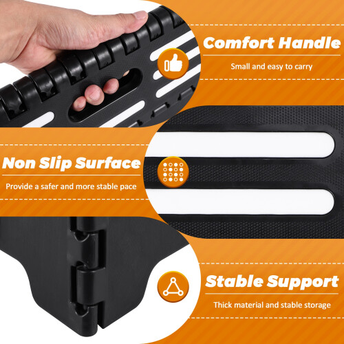 Non-Slip Small One Step Compact Folding Flat Step Stool Heavy Duty Portable  Folding Chair