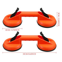 Handle Dual Suction Glass Suction Cups Dent Puller Handle Lifter Car Puller Removers for Lifting Glass Dent Repair Tool