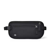 Bauchtasche mit RFID-Blocker für Reisen Black