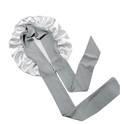 Sovmössa i 100 % silke för Kvinnor Silver