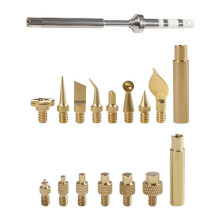 Heat Insert Nut Iron Tip Trimming Tool Soldering TS100 Iron Tip 3D Printing Modify Finishing Tool Internal Brass Thread