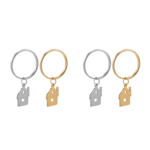 4Pcs Pingentes Para E Chaveiros Aço Inoxidável