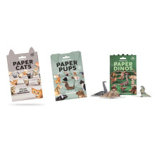 DIY Paper Animal Origami Kit,Cute Animals Shaped 3D Origami Kit,Home Decoration Kits,Fold Your Own Papers Animal