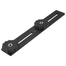 8 inch Dual Flash Camera Mount Tripod Bracket with 1/4 Screw for 3D Stereoscopic Photography DSLR Camera Accessories