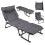 Costway Folding Camping Cot 6-Position Adjustable Single Sofa Chaise Lounger Outdoor Indoor 1