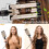 Hatteker 3Barrel Curling Iron 25mm Diameter Ceramic-Coated 2Temperature Settings 6