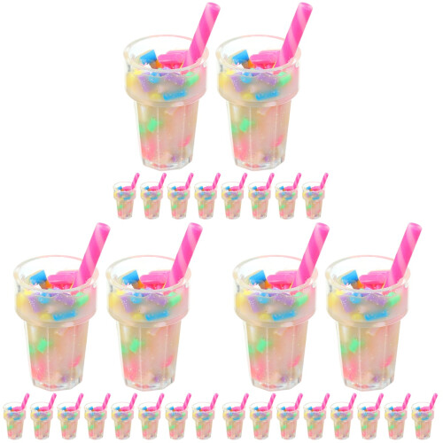 36Pcs Miniaturas Decorativas Resina Para Mini Casa