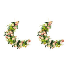 2Pcs Decoração Floral Artificial Multicolor Para E