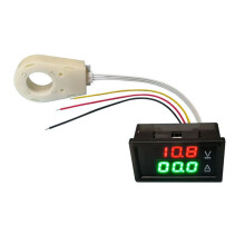 Hall Ammeter Voltmeter 0-300V 100A Battery Monitor LED Digital Current Voltage Meter 12V 24V 36V 48V 60V Car