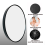 Round Wall Mirror Black Frame Minimalist Design for Bathroom Home Decor 3