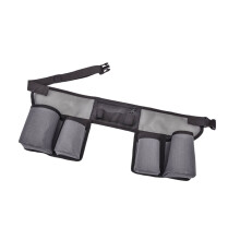 Comfortable Tool Bag Multipocket Design Breathable-black gray