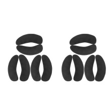 6Pairs Wear-Resistant Gel Heel Cushions Black for High Heel Shoes