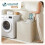VOUNOT 170L Laundry Basket with Lid, Foldable Hamper with Removable Bag, Beige 6