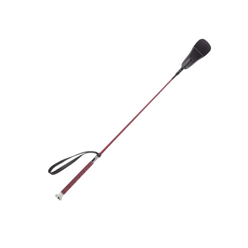 Equestrian Training Horse Whip Pointer Racing Riding-Burgundy
