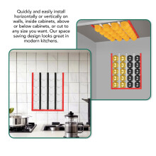 Under Cabinet Coffee Capsule Strip Set