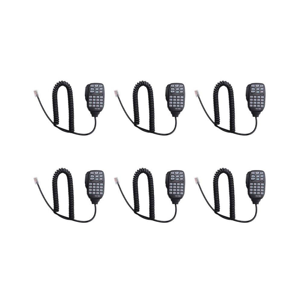 6X Hm-133 Mic Speaker Handheld Shoulder Mic For Radio Ic-207H Ic-880H Ic-2820H Ic-E282 Hm-133 Rj-45 Ic-2725E 4712228302274