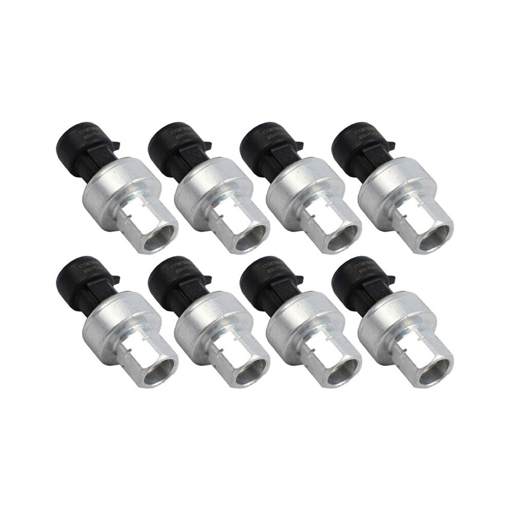 8X 7701205751 13587668 Air Conditioning Pressure Valve Sensor Fits For Espace (1984-2014) Black/Silver 4711954557774