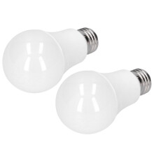 2pk Dimmable E27/E26 LED Bulb 7W 5000K