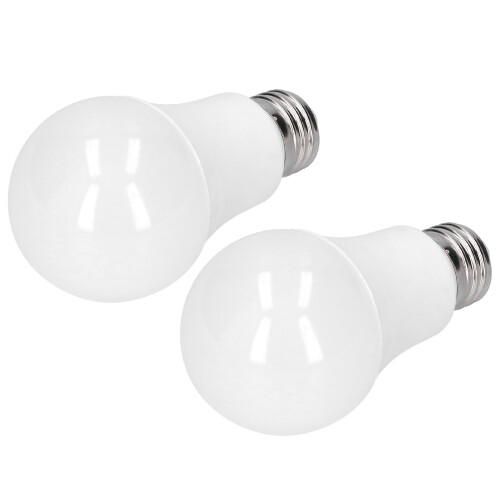 2pk Dimmable E27/E26 LED Bulb 7W 5000K