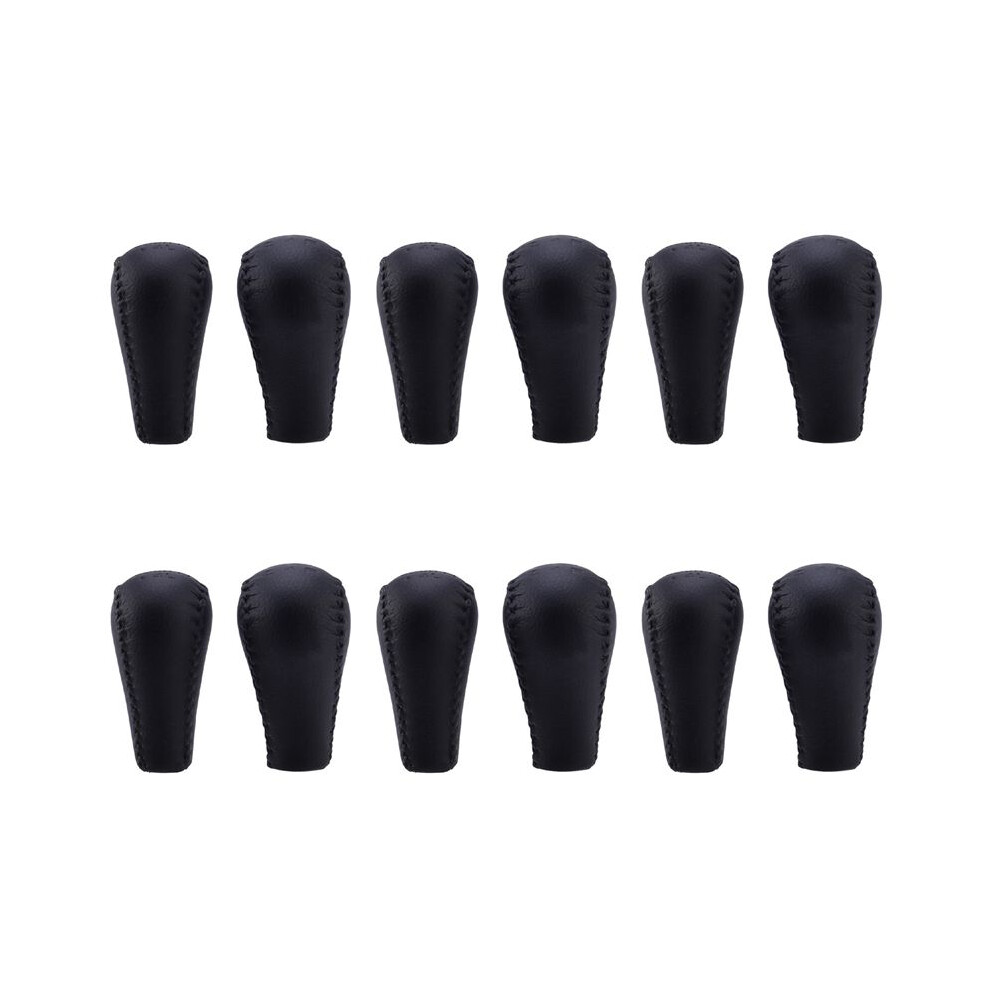 6X 5 Speed Lether Car Gear Shift Konb Gaiter Shifter Knob For Patrol Gu Y61 Transmission Gear Knob Black 4712228301215