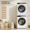 Universal Washer Dryer Stacking Kit with Pull Out Shelf, Adjustable Laundry Stacker Frame with Ratchet Strap 5