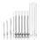 13Pcs Stainless Steel Lab Spatula Micro-Type Scoop Reagent Laboratory Mixing Spatula Long Sampling Spoon 1