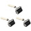 3pcs 5cm Heavy Duty Hard Rubber Roller Printing Inks Lino Brayer Art  Tool 1