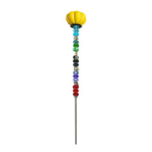 Perlenbesetzte Gartenstecker, Handgefertigt, Feenstab, Gartenstecker, Topfpflanzenstecker, Feenstabstecker für Gartendekoration B