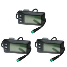 3X Elcykel TillbehöR Till Elcykel G51 LCD-SkäRm 5-Stifts Elektrisk Skoteraccelerator VattentäT Kontakt