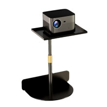 Adjustable Projector Stand Multi-Angle Support Bracket for Projectors & Soundbox,for Home & Office Use Tray Black