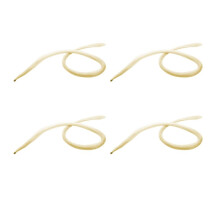 4pcs 75cm Violin Bow Violin Natural Hair Horsehair White