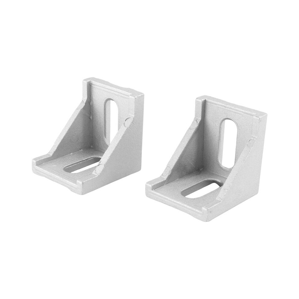 60Pcs 4040 Aluminum Corner Brackets Corner Fitting Angle 40 X 35 Connector Fastener For 4040 Industrial Aluminum Profile 6032853646542