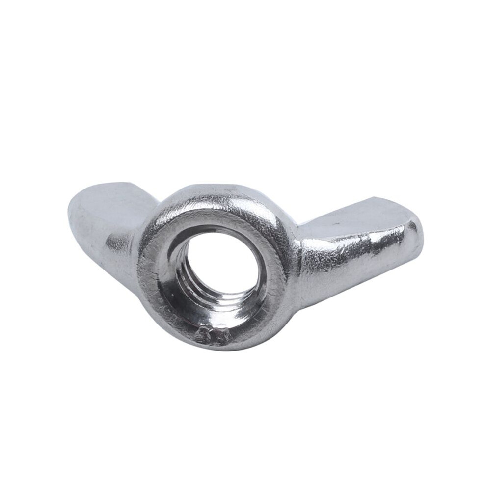 M6 Thread Dia Stainless Steel Wing Nut Butterfly Wing Nuts 30 Pcs 4711172636817