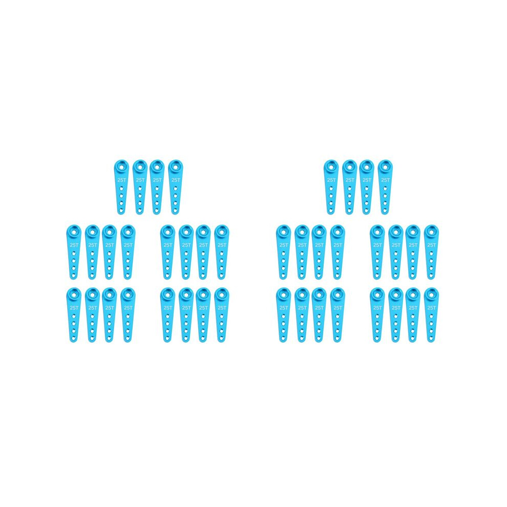40Pcs 37Mm 25T Metal Extension Steering Servo Arm Horn For Rc Car Crawler Parts, 6031093232775
