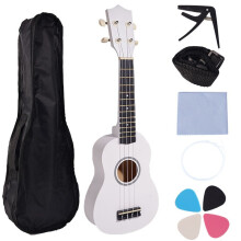 21-Calowe  Ukulele, Poziom Podstawowy dla Początkujących, Mała Gitara Czterostrunowa, Instrument Muzyczny dla Dzieci
