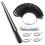 7-Piece Ring Sizer Measuring Tool for Both Men and Women Includes Finger Ring Measurer, Ring Sizers, Ring Making Kit 1