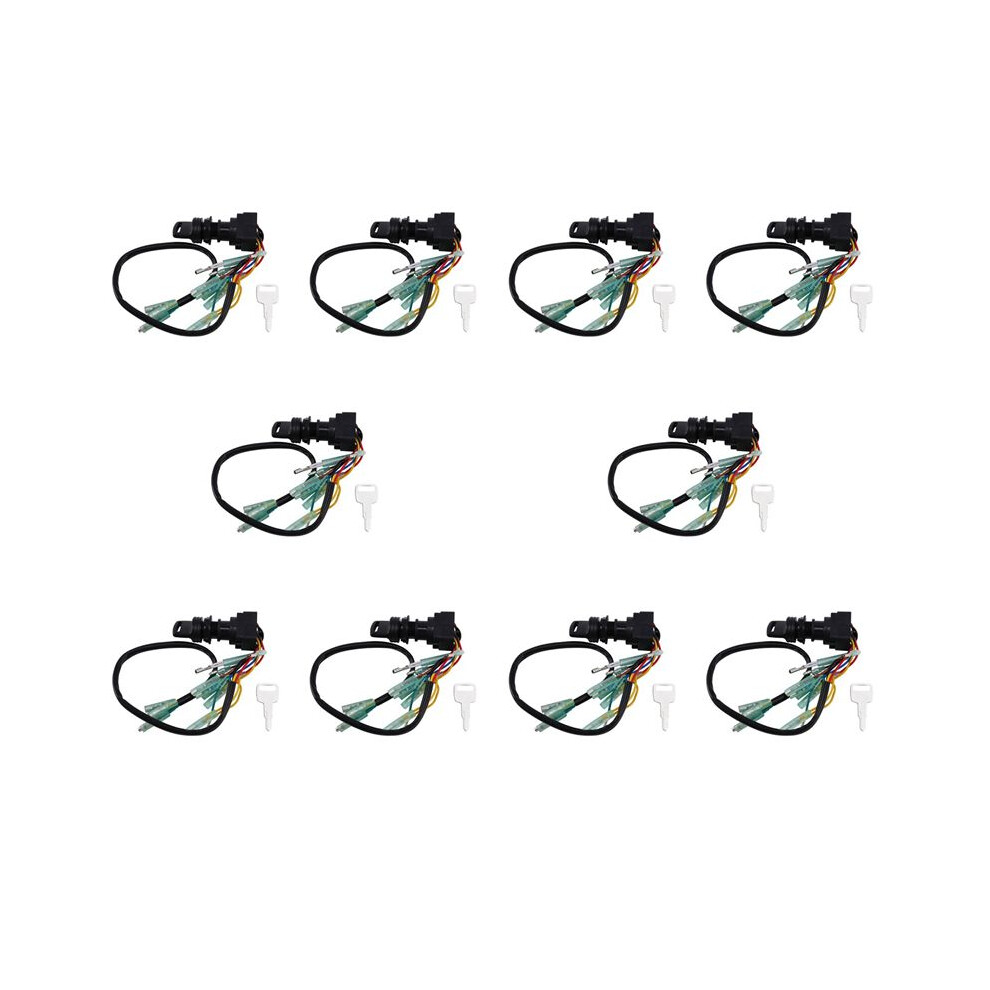 10X Ignition Key Assy For Outboard Motor Control Box 703-82510-43-00 4713309571862