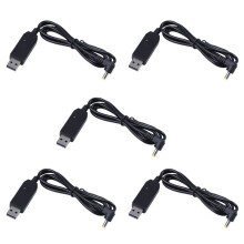 5X för  UV-5R BL-5L 3800MAh HöGkapacitetsbatteri för  USB-Laddarlinje