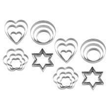 DIY Cake Decorating Tools,Biscuit Mould Portable Cake Fondant Mold Cookie Cutter Mold Kitchen Gadgets Baking Accessories