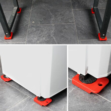 Heavy Furniture Shifter Lifter Wheels Moving Kit Slider Mover Table Sofa Removal red