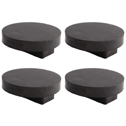4X Jack Jacking Point Pad Lifting Support Hard Rubber for   UK Rubber Jacking Point Jack Pad Adaptor