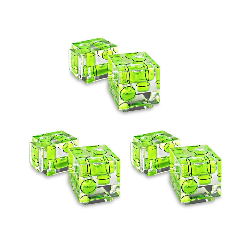 Triple 3 Axis Hot Shoe Bubble Spirit Level Compatible For Dslr Camera (6 Pack) 4712591313921
