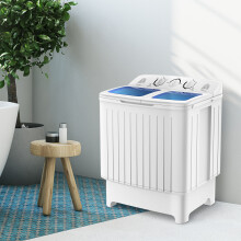 Twin Tub Washing Machine Mini Laundry Washer for Camping Flats Dorms