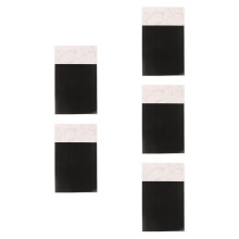 5Sheets Black Nail Art Decals Self Adhesive for Home and Salon
