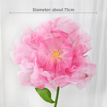 Simulation Realistic Silk Flower Furnishing Decoration Layers of Petals Show Fake Flowers B