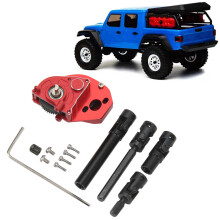 Getriebebaugruppe & Antriebswellen-Set SCX24 1/24 Rot