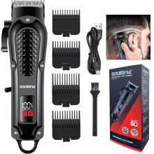 HATTEKER Professional Hair Clippers Cordless Trimmer for Men Barber Hair Trimmer SOLIMPIA
