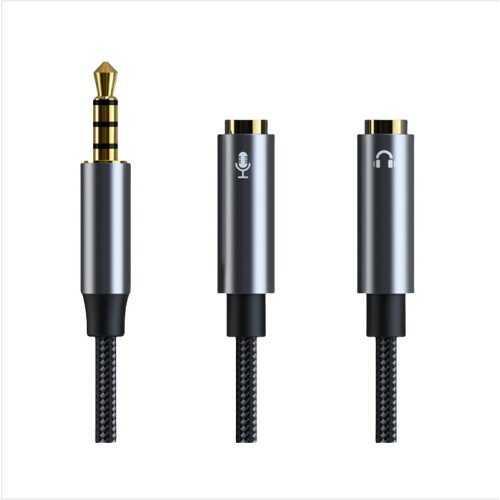 CB01 Headphone and Microphone Splitter Adapter Audio Cable   Model 2