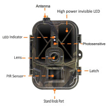 2X 4G 4K 36MP Wildlife Camera with APP Control and Night VisionIn IR LED Night Vision 120 Detection IP65 Waterproof Cam