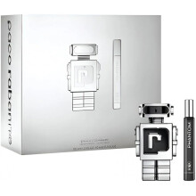 Paco Rabanne Phantom Mens Giftset 100ml Edt Spray + Megaspritser 10ml